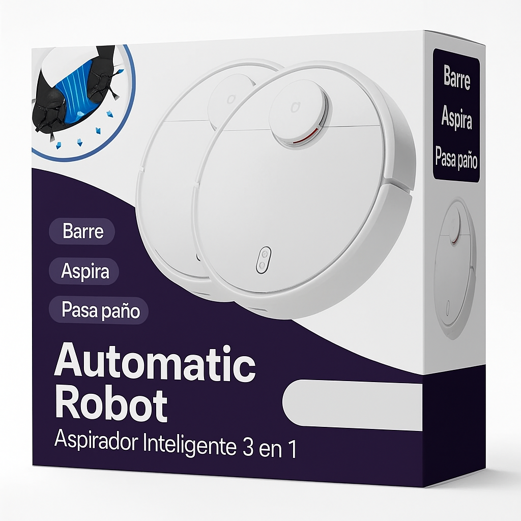 Robot MaxClean Aspirador Inteligente Smart 2000